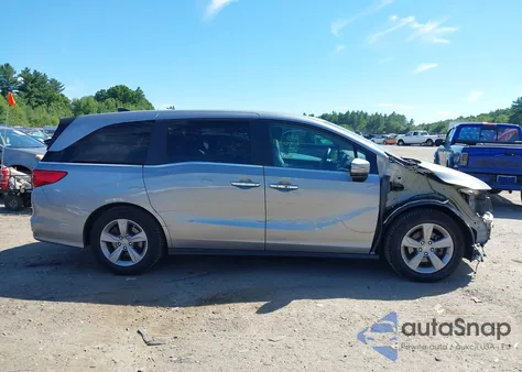 2019 Honda Odyssey Ex-L z USA, uszkodzony, nr VIN 5FNRL6H78KB136531